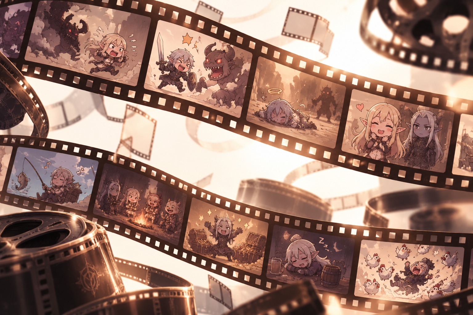 Movie set backdrop